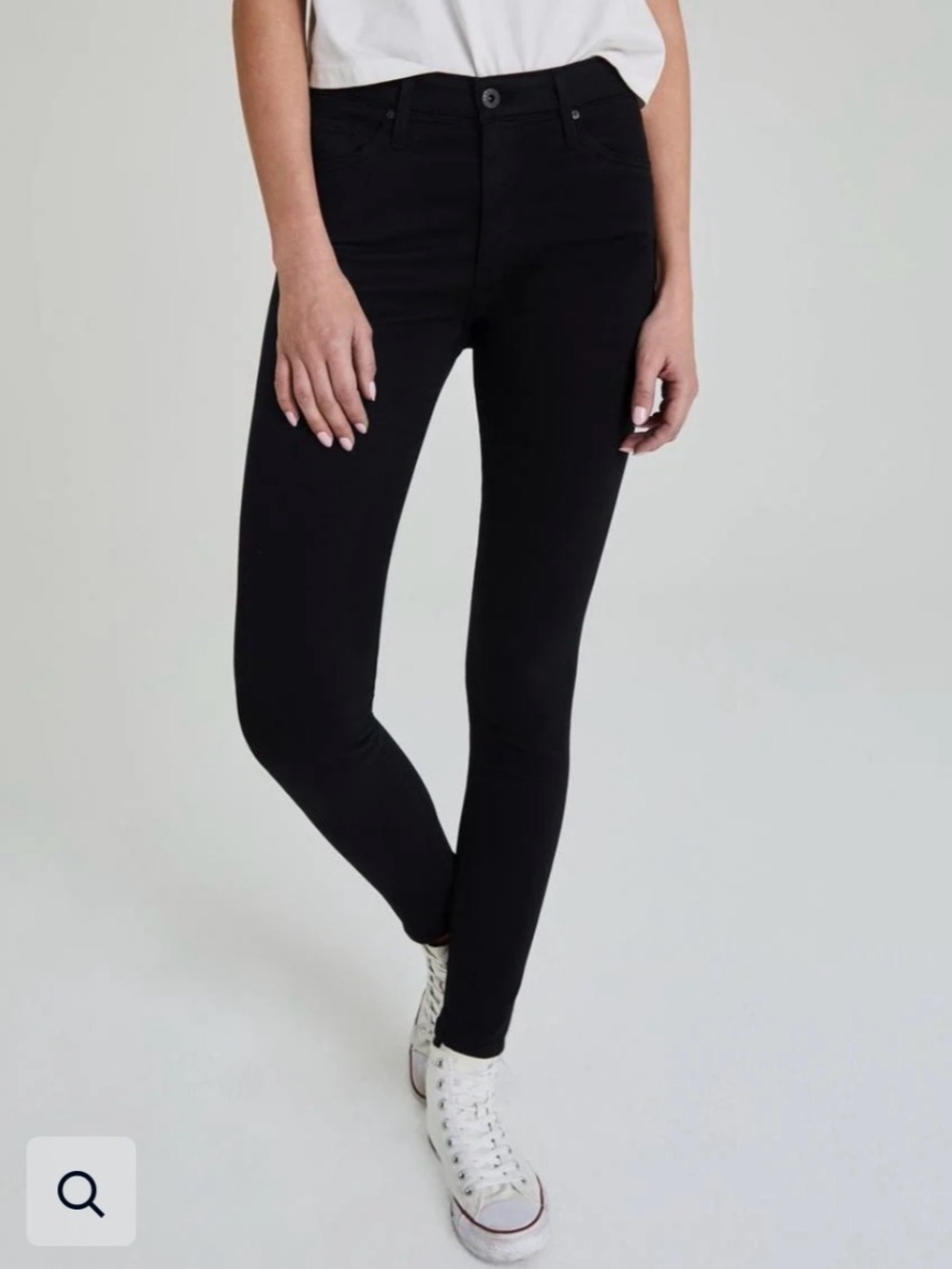 AG Adriano Goldschmied Black Skinny Jeans